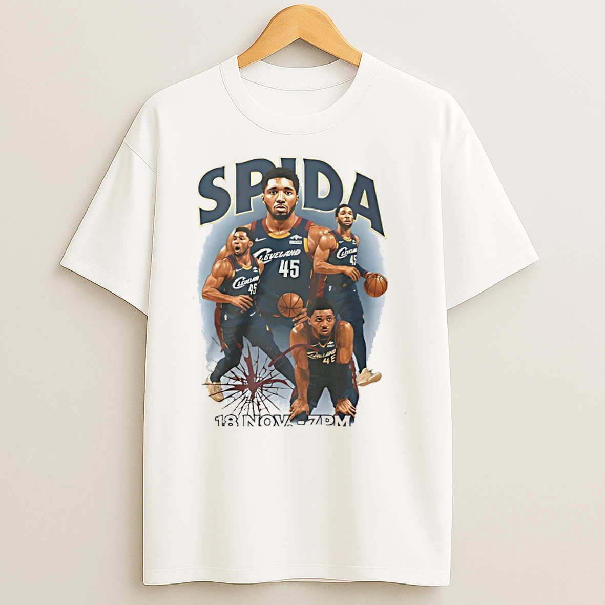 Donovan Mitchell Spida Cleveland Cavaliers Shirts
