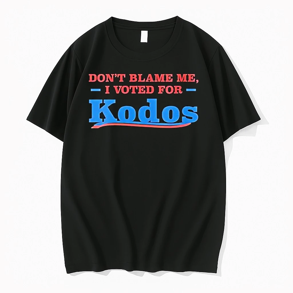 Dont Blame Me I Voted For Kodos Graphic Shirts