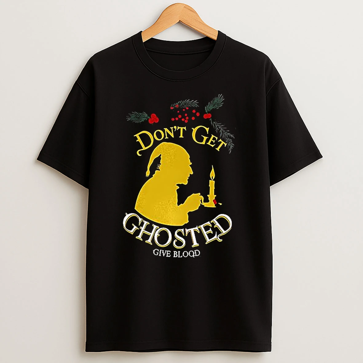 Dont Get Ghosted Give Blood Christmas Shirts