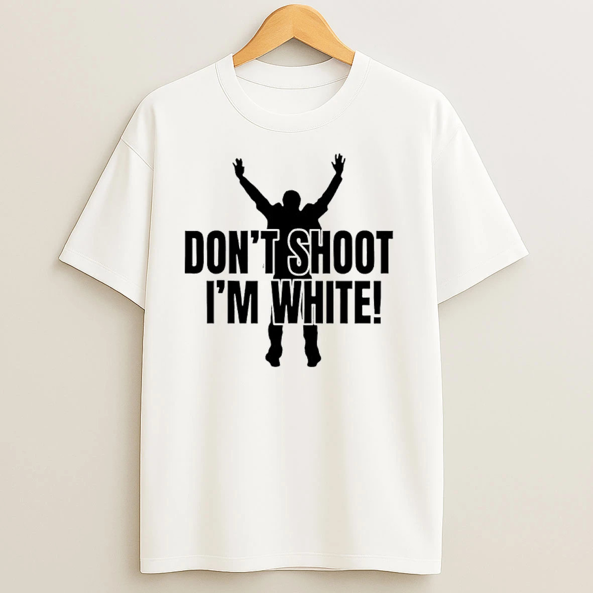 Dont Shoot Im White Caricature T Shirts