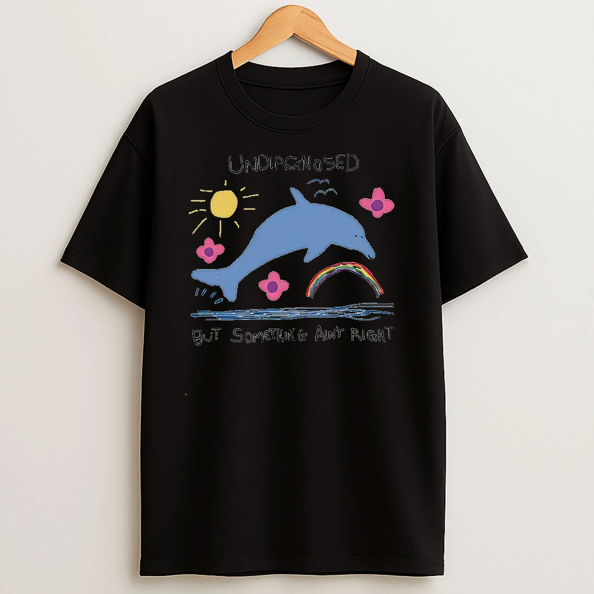 Dophin Undiagnosed But Something Aint Right Christmas T Shirts