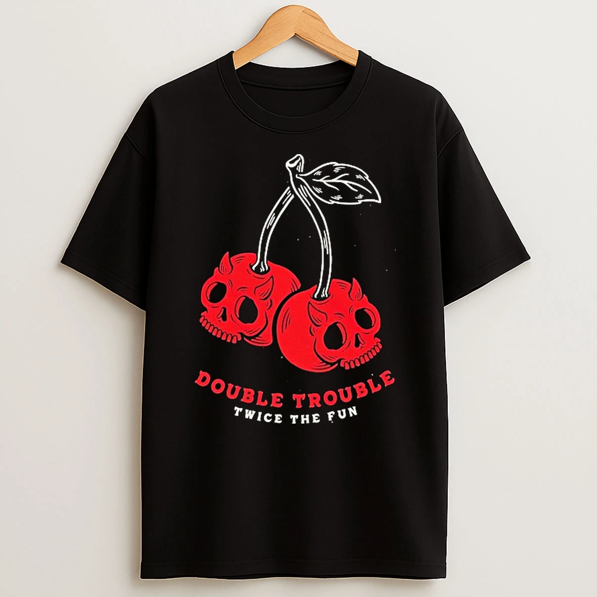 Double Trouble Twice The Fun Cherry Bomb Shirts