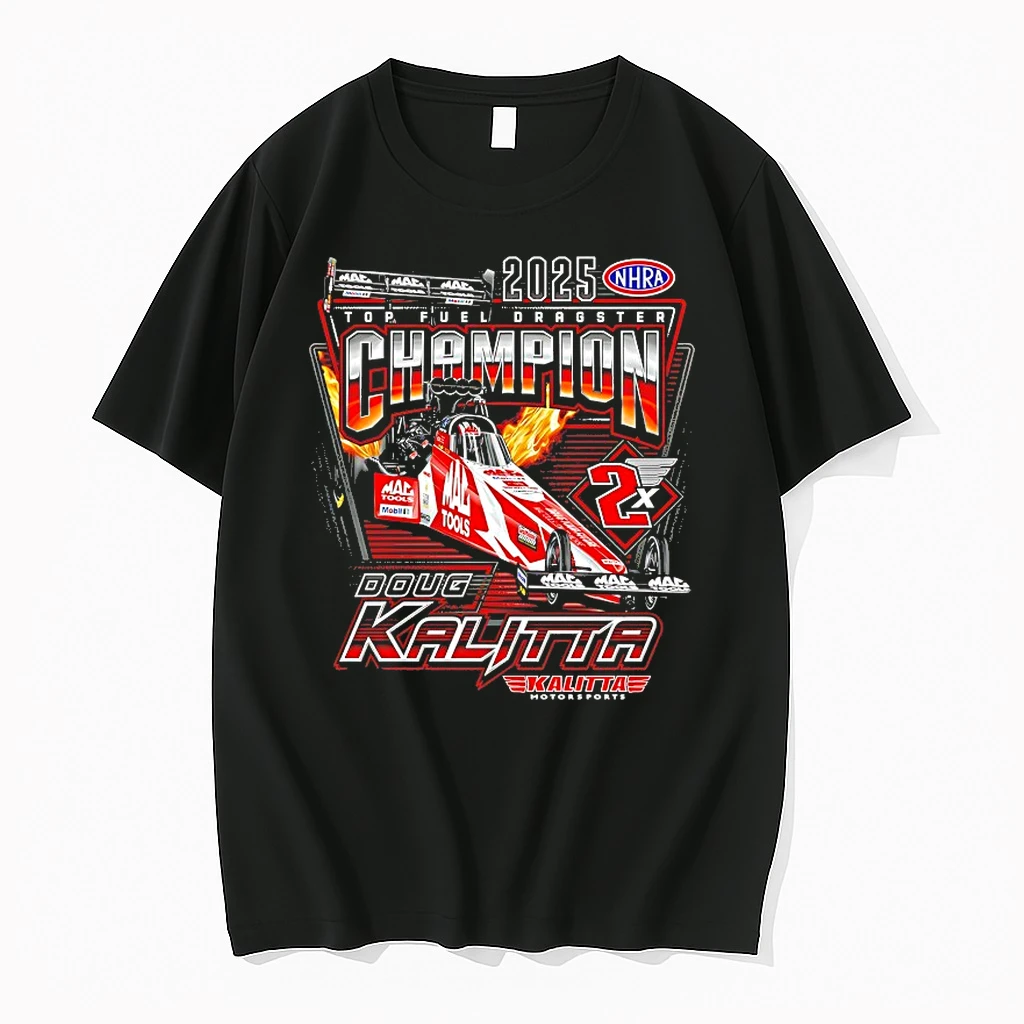 Doug Kalitta 2025 Top Fuel Champion Shirts
