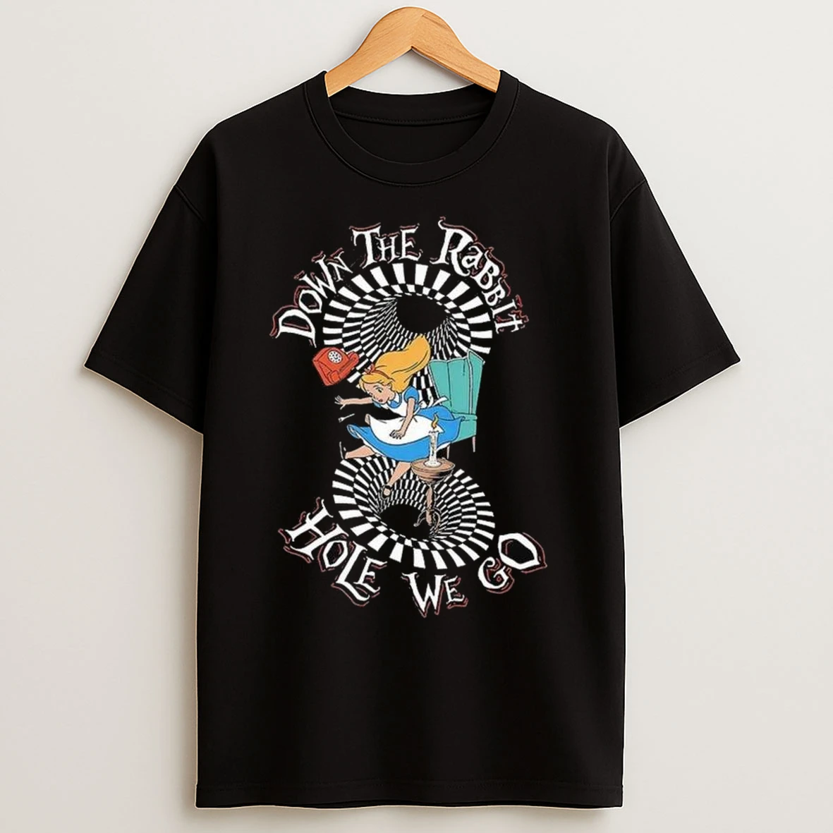 Down The Rabbit Hole We Go Long Sleve T Shirts
