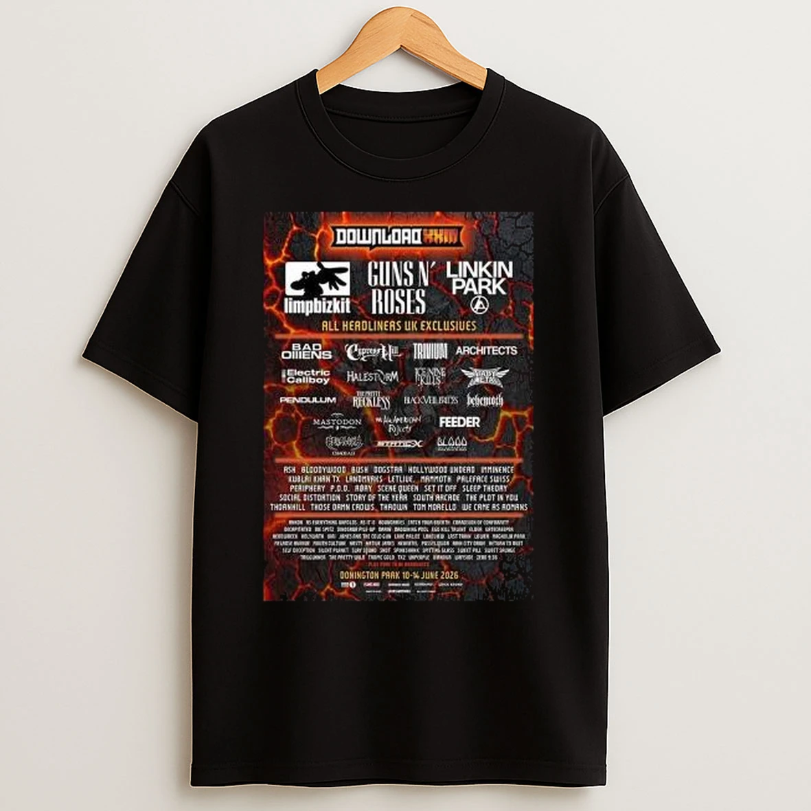 Download Festival Xxiii 2026 Donington Park Uk Lineup From 10 14 June 2026 Circle Black T Shirts