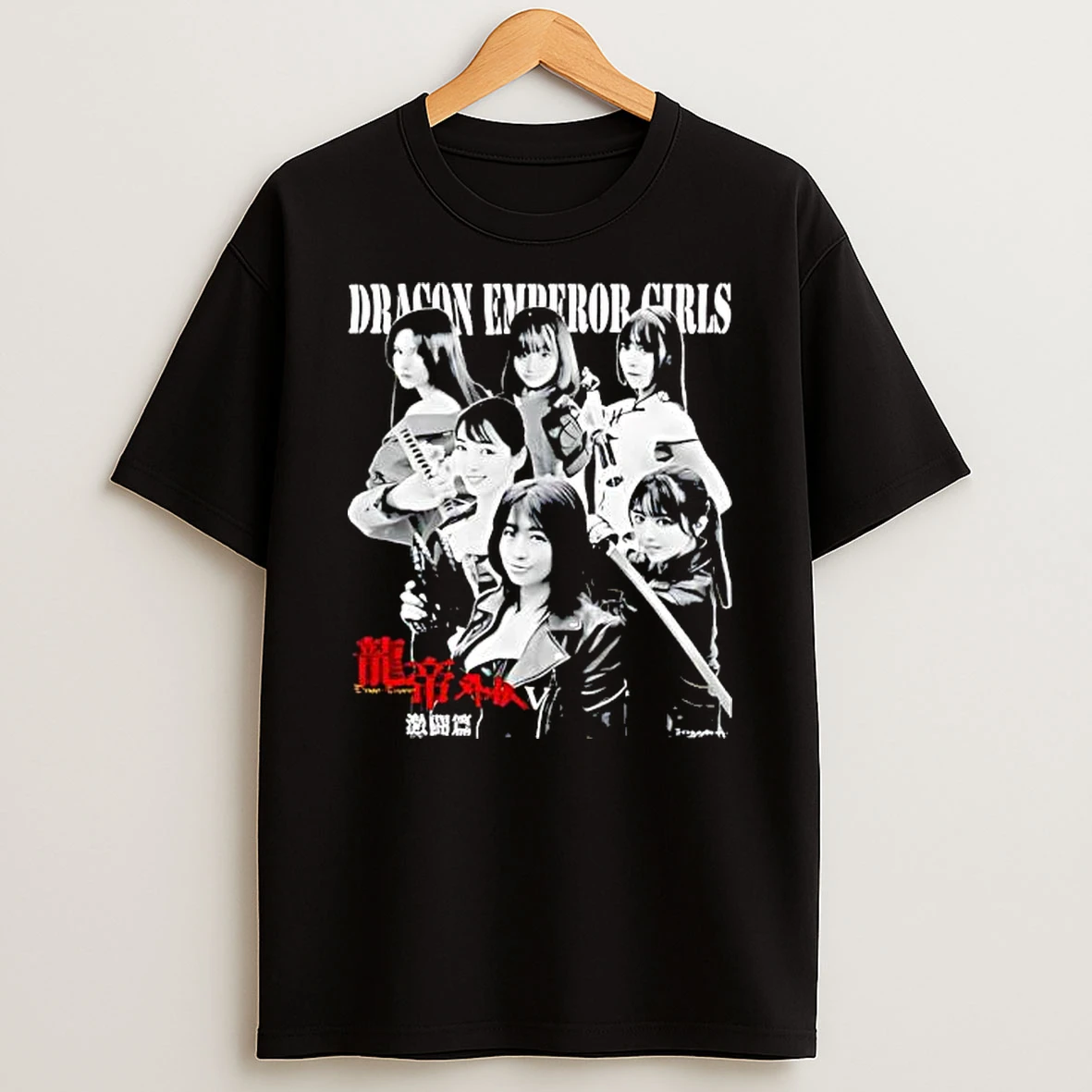 Dragon Emperor Girls Graphic Vintage Shirts