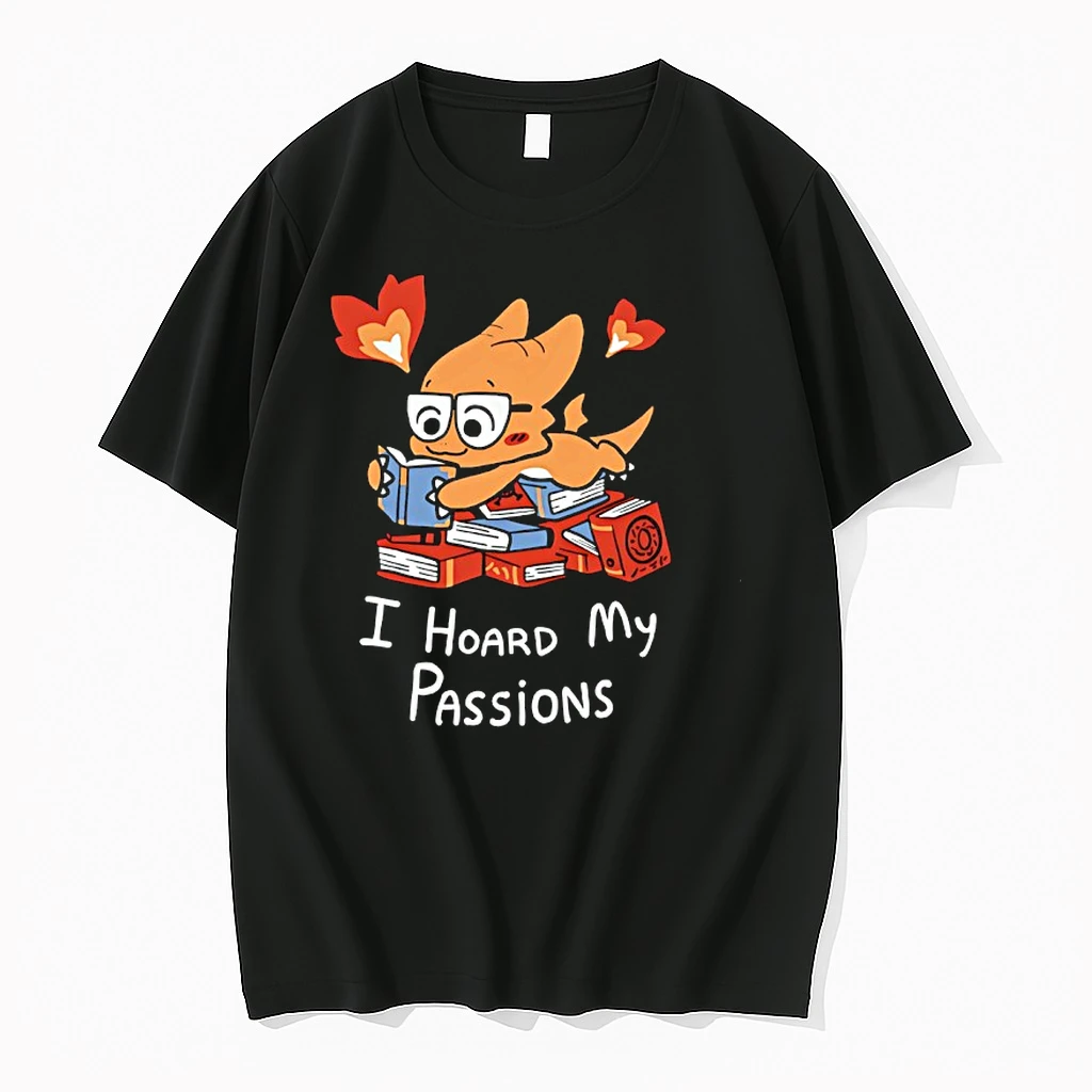 Dragon Reading Book I Hoard My Passions Shirts