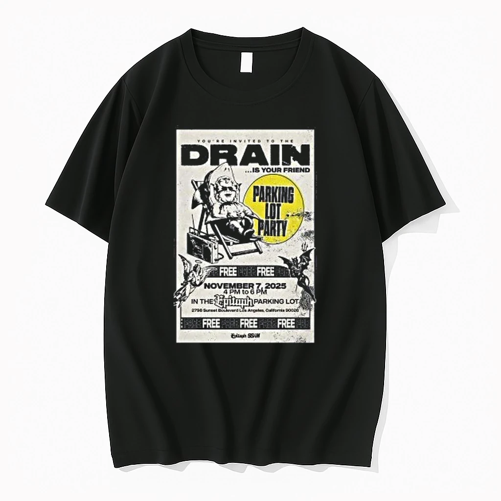 Drain November 7 2025 Los Angeles California Shirts