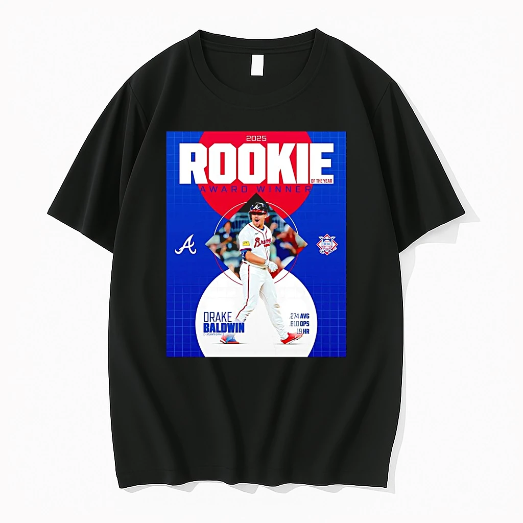 Drake Baldwin 2025 Rookie Of The Year Award Winner Shirts