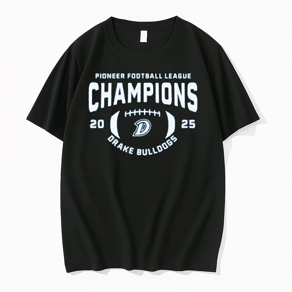Drake Bulldogs 2025 Pioneer Football League Champions Shirts