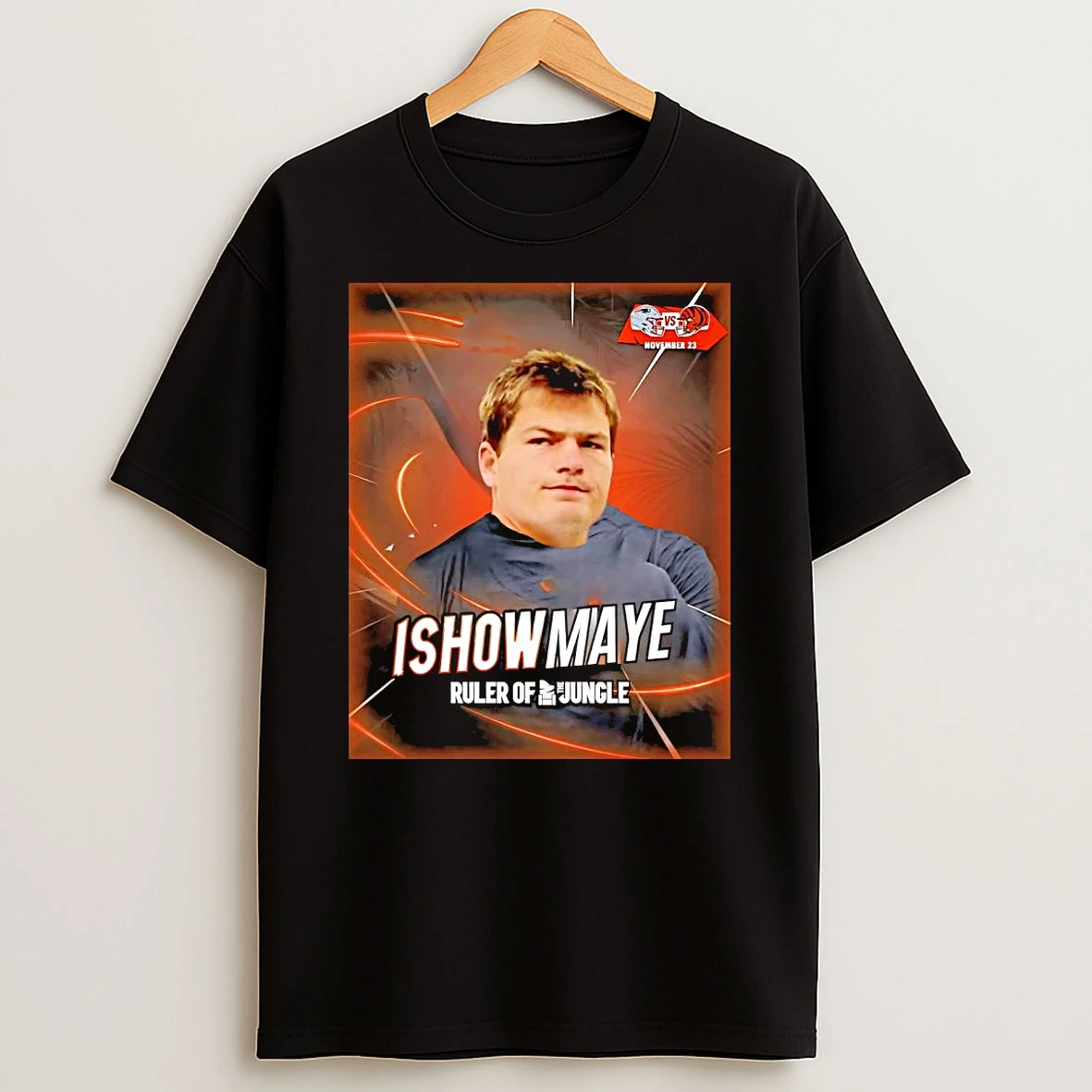 Drake Maye Ishowmaye Ruler Of The Jungle New England Patriots Shirts
