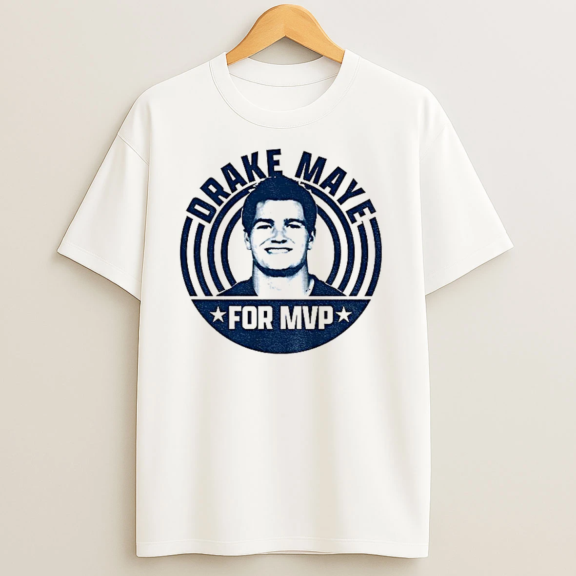 Drake Maye For Mvp New England Patriots Nfl 2025 Football Lover T Shirts