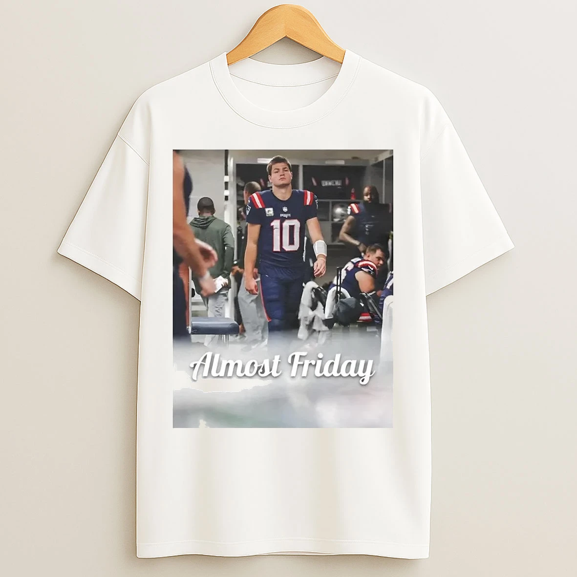 Drake Maye Locker Room Ne Patriots T Shirts