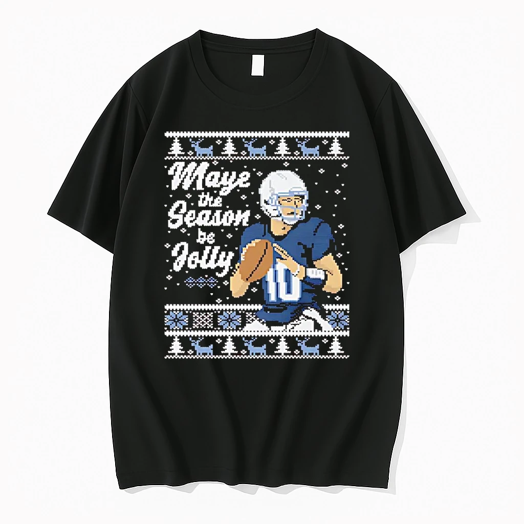 Drake Maye The Season Be Jolly Ne Patriots Ugly Christmas Shirts