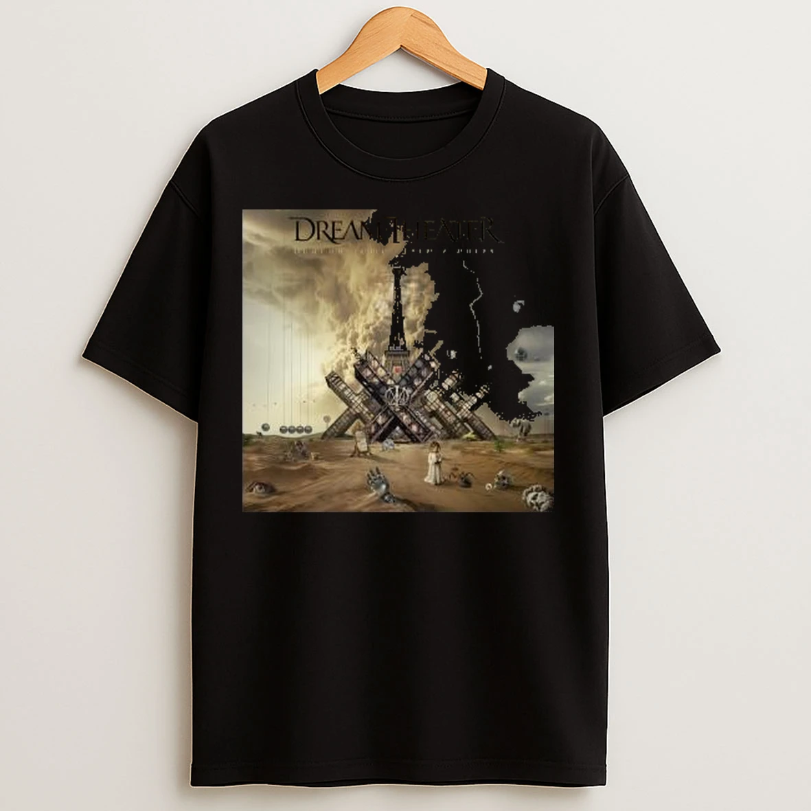 Dream Theater Quarantieme Live A Paris 28th November 2026 Circle Black T Shirts