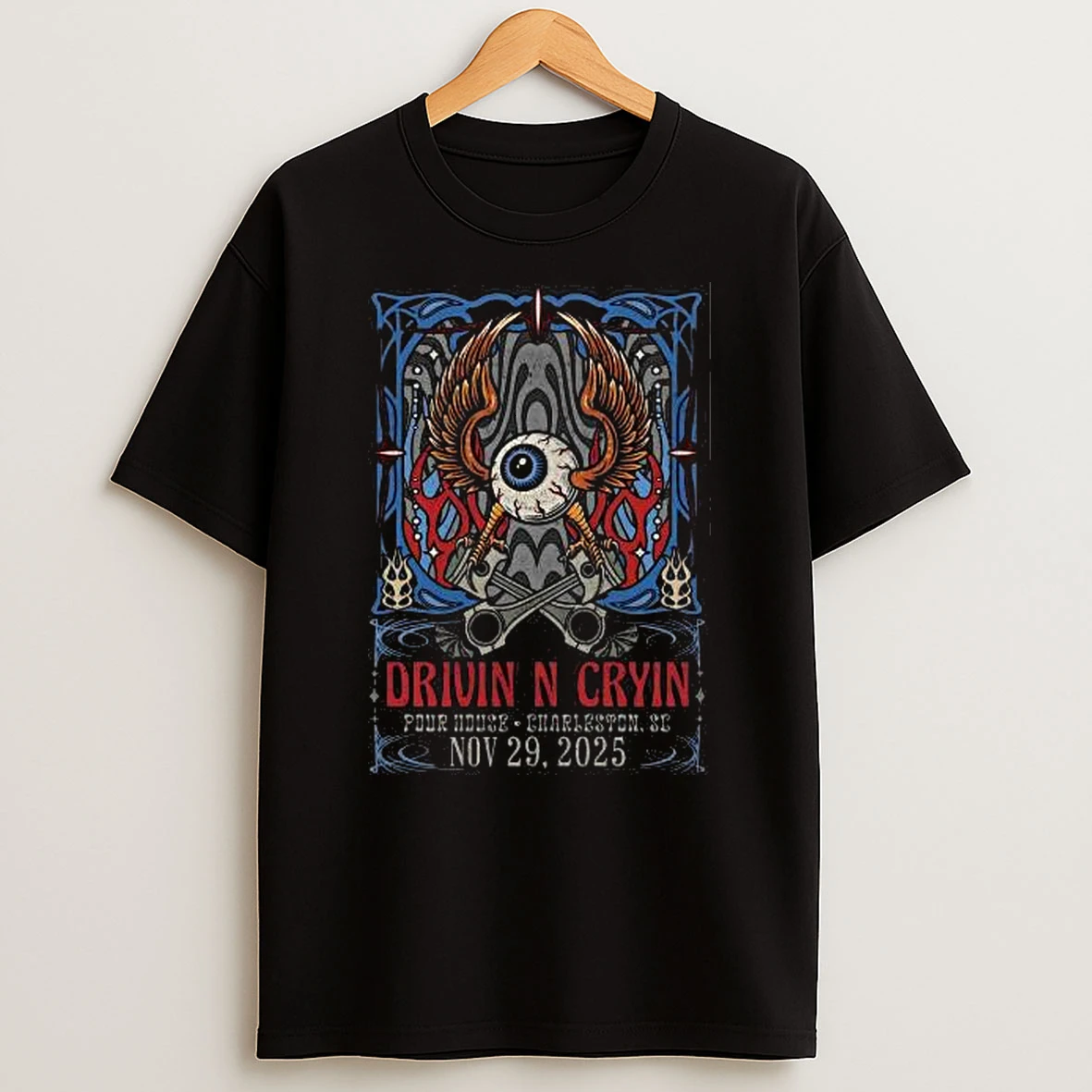 Drivin N Cryin At The Charleston Pour House On November 29 2025 Shirts