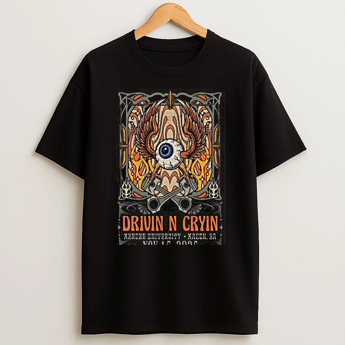 Drivin N Cryin Mercer University November 15 2025 Tour Shirts
