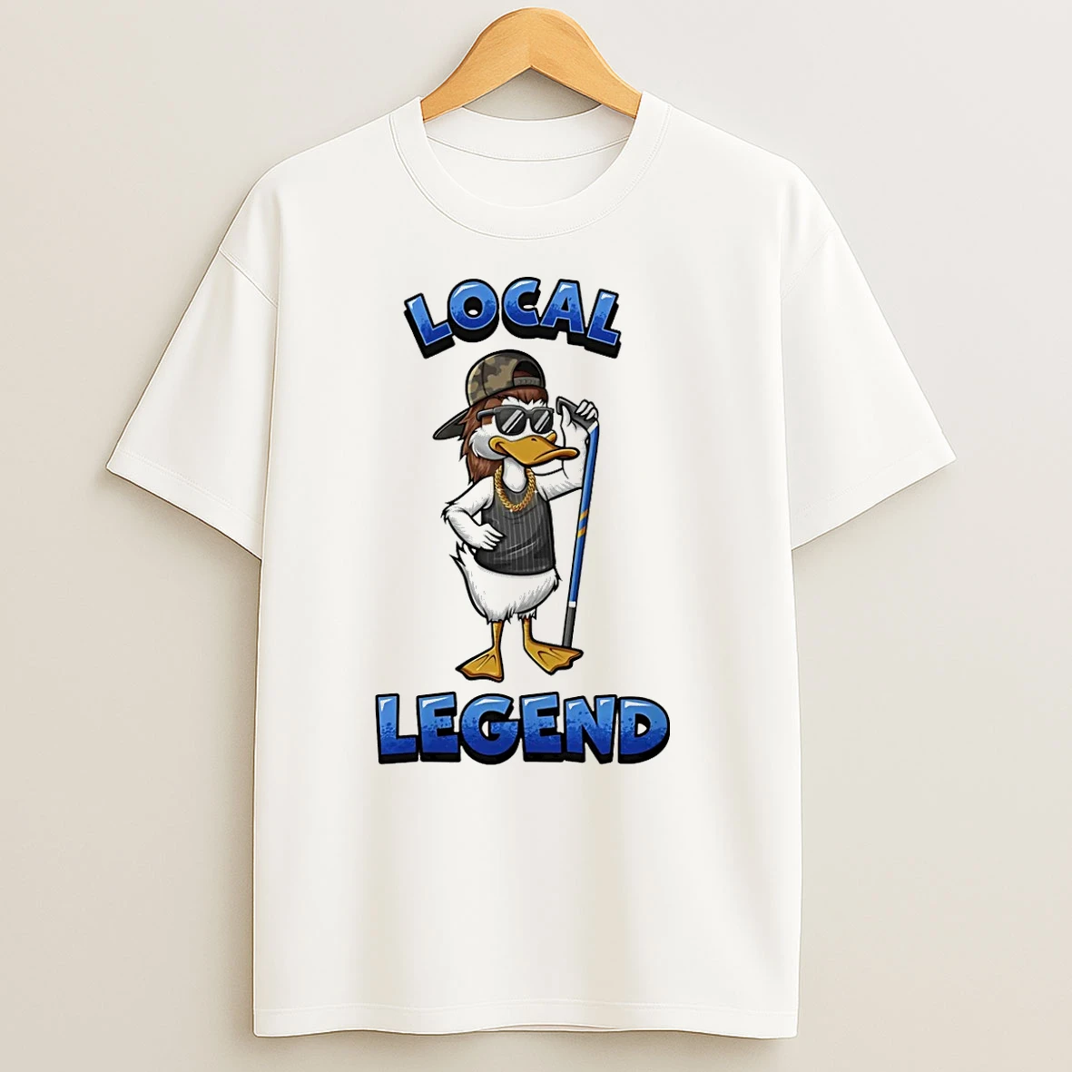 Duck Hockey Local Legend Mascot T Shirts