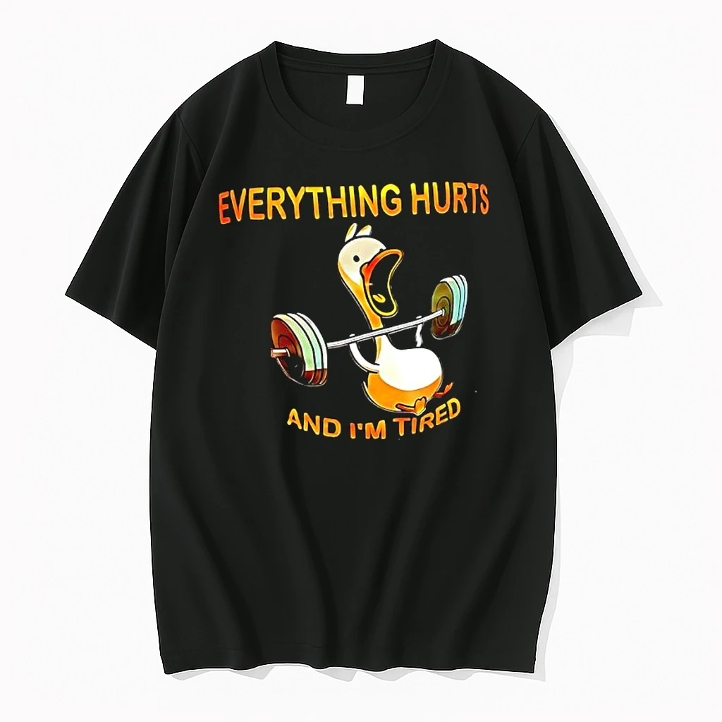 Duck Weights Everything Hurts And Im Tired Shirts