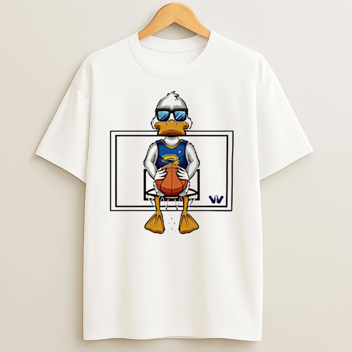 Duck On Rim Nba 2025 26 Mascot T Shirts