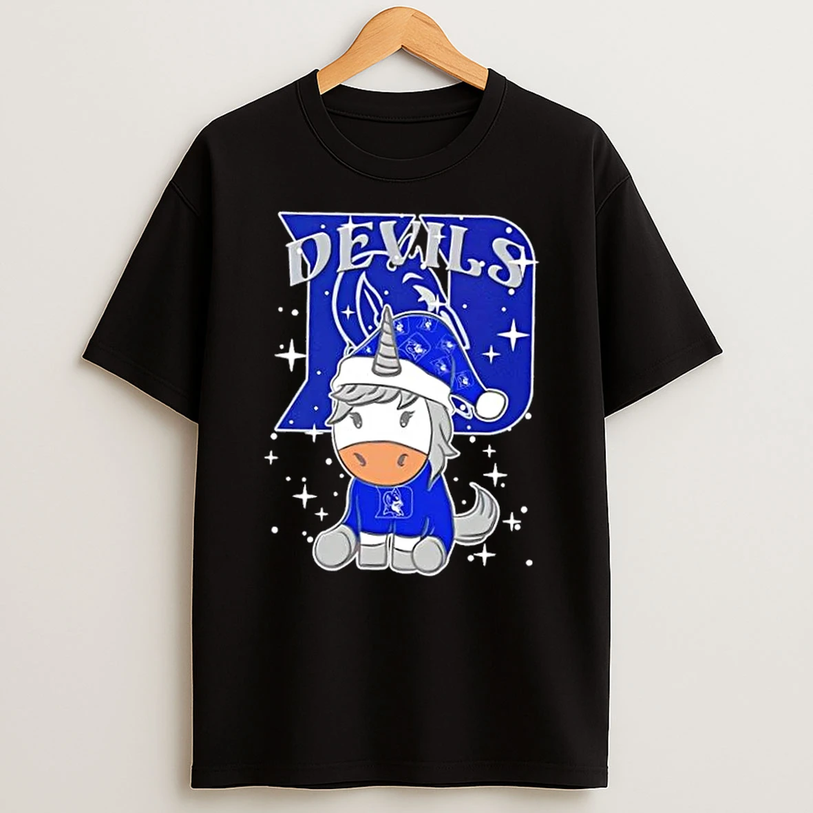 Duke Blue Devils Football X Unicorn Merry Christmas Shirts