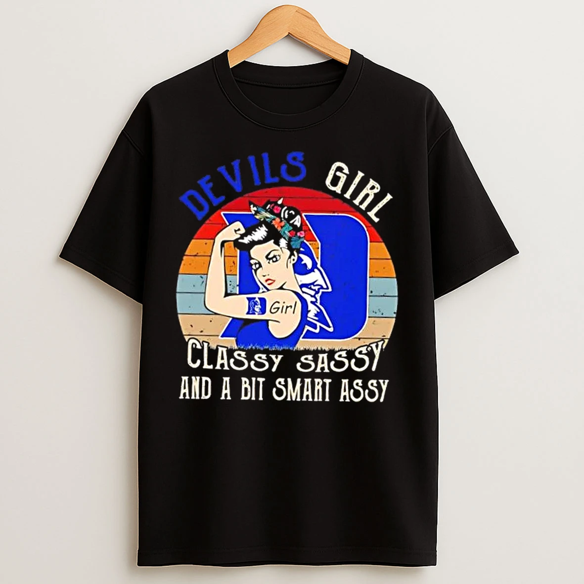 Duke Blue Devils Girl Classy Sassy And A Bit Smart Assy T Shirts
