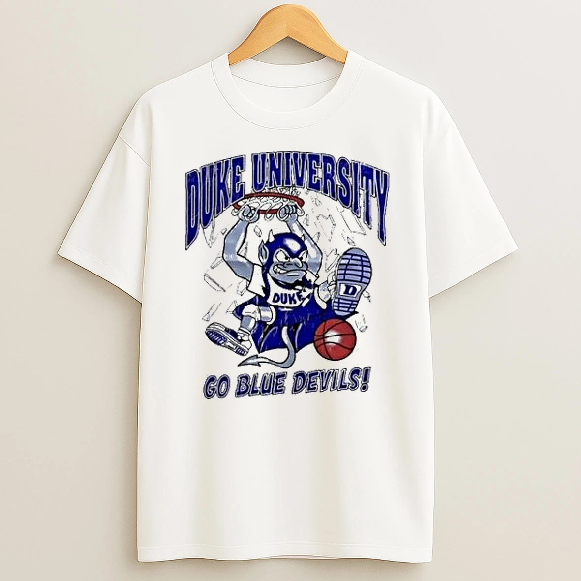 Duke University Basketball Go Blue Devils Mascot 2025 Shirts