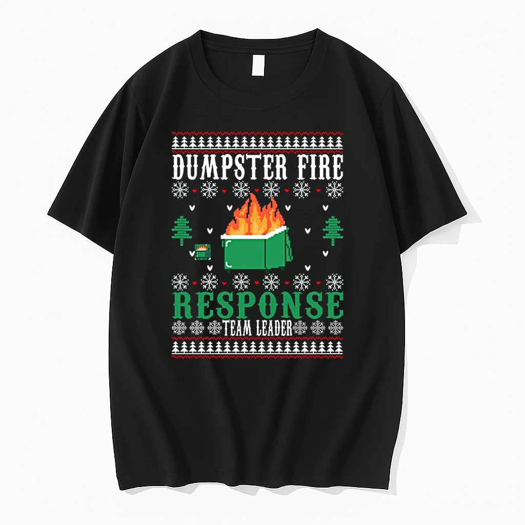Dumpster Fire Response Team Leader Christmas Shirts