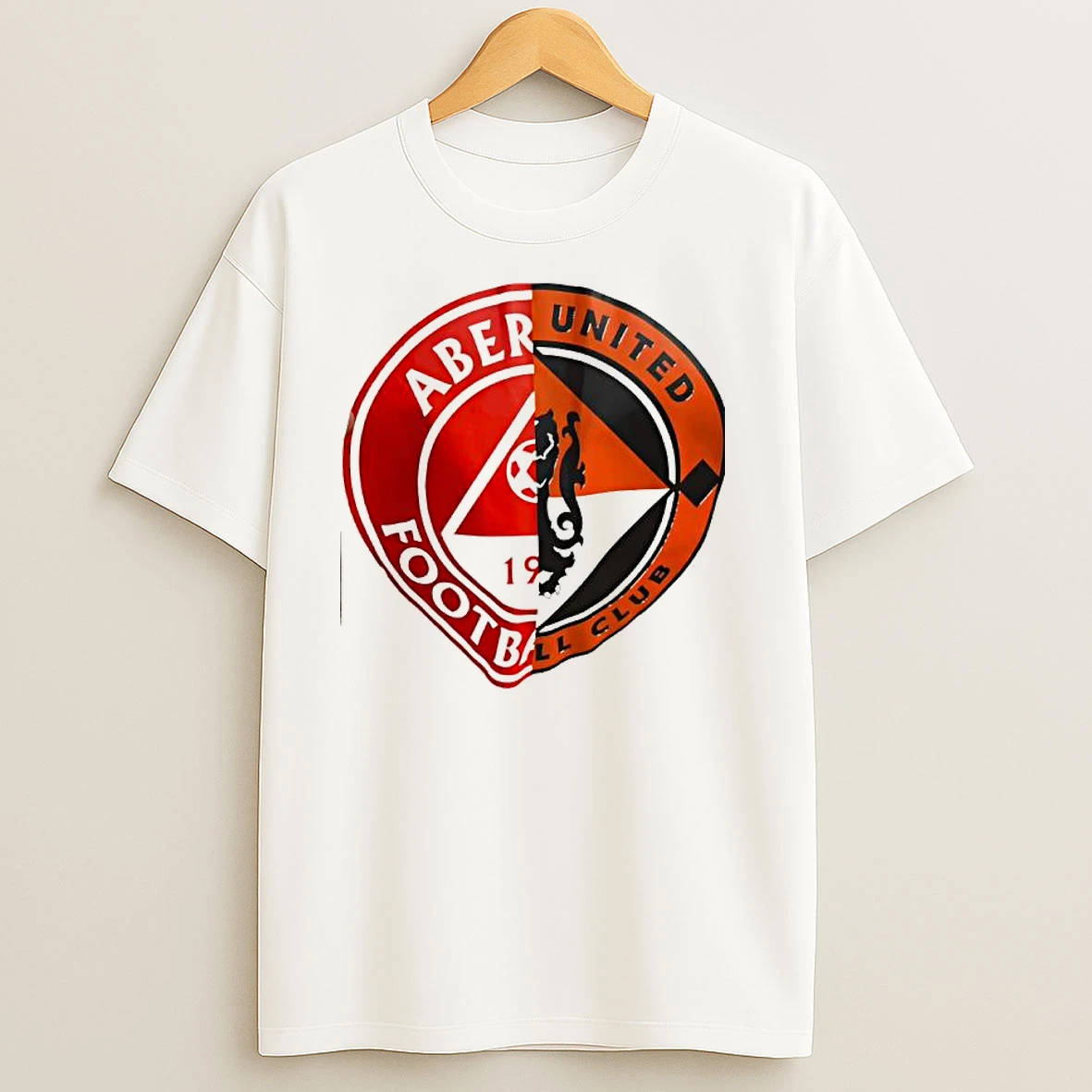 Dundee United F C And Aberdeen F C Custom Logo T Shirts