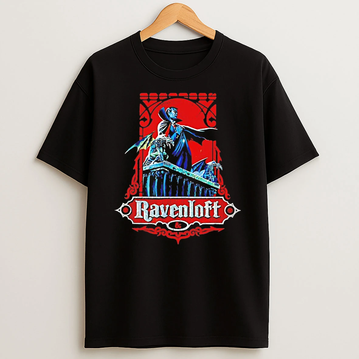 Dungeons Dragons 50th Anniversary Ravenloft Vintage Card Shirts