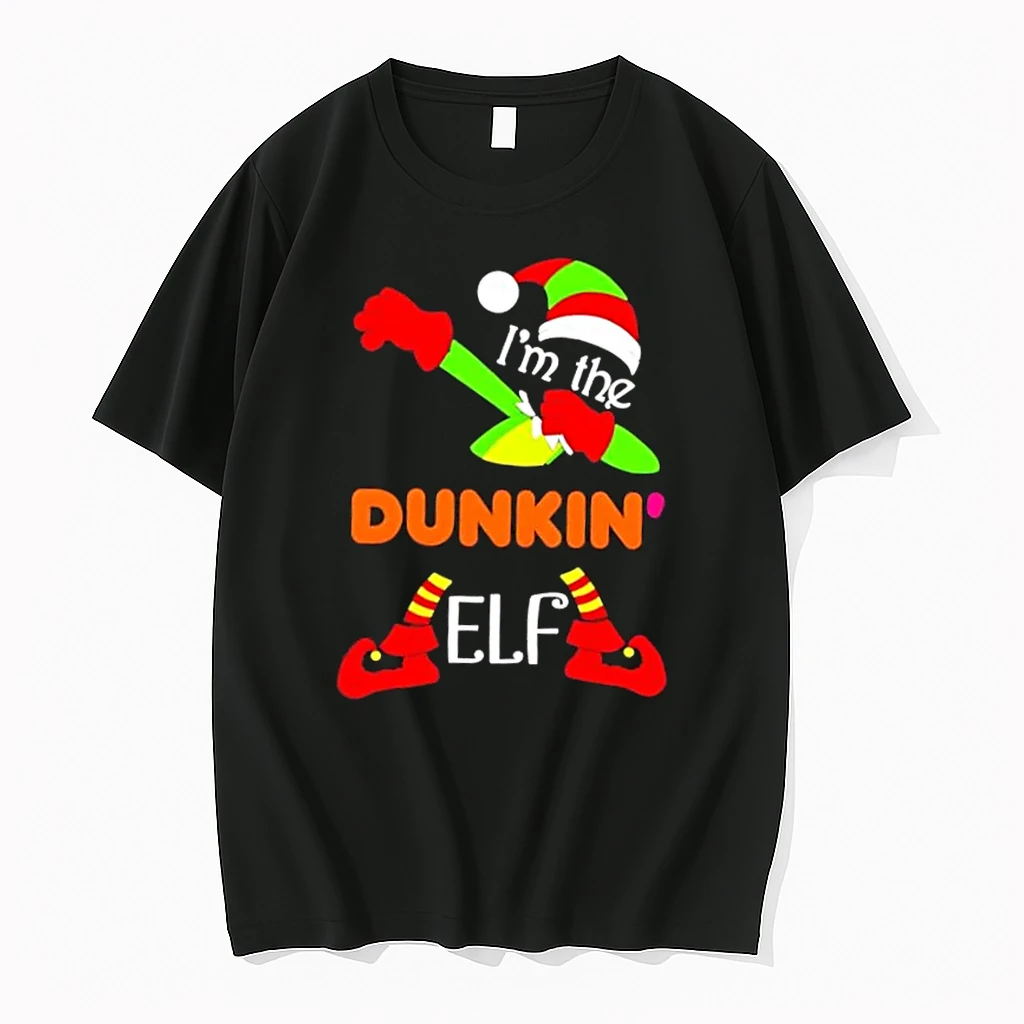 Dunkin Donuts Im The Elf Dabbing Merry Christmas Shirts