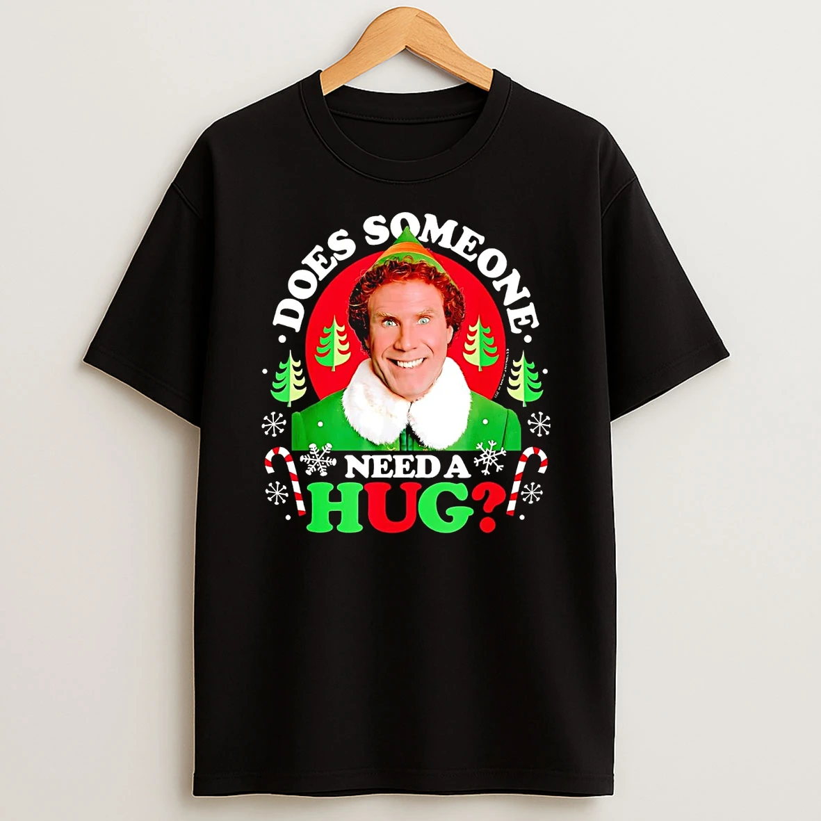 Elf Does Someone Need A Hug Christmas Shirts