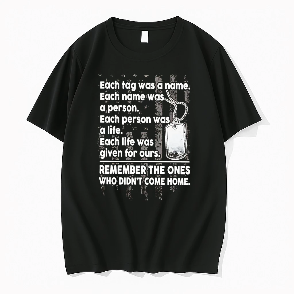 Each Tag Was A Name Remember The Ones Who Didnt Come Home Shirts