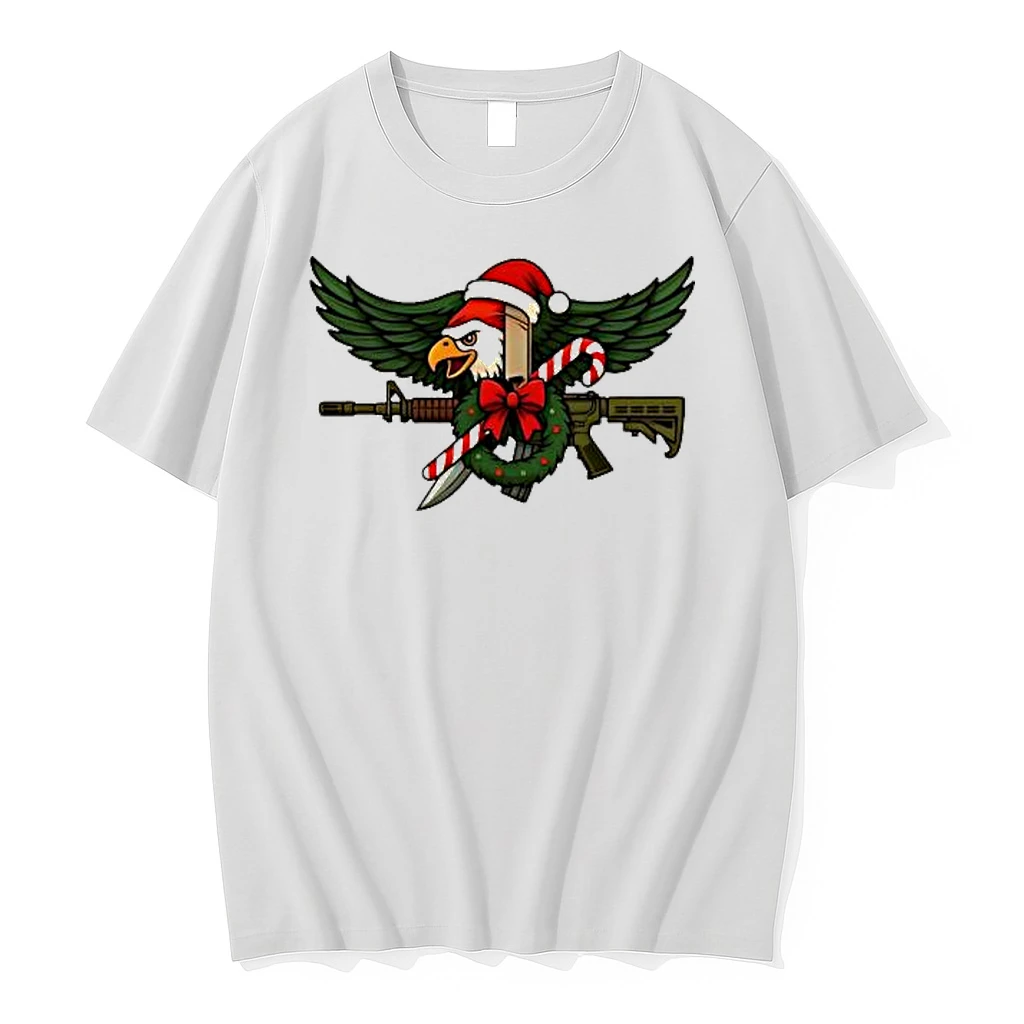 Eagle Hat Santa Gun Christmas Shirts