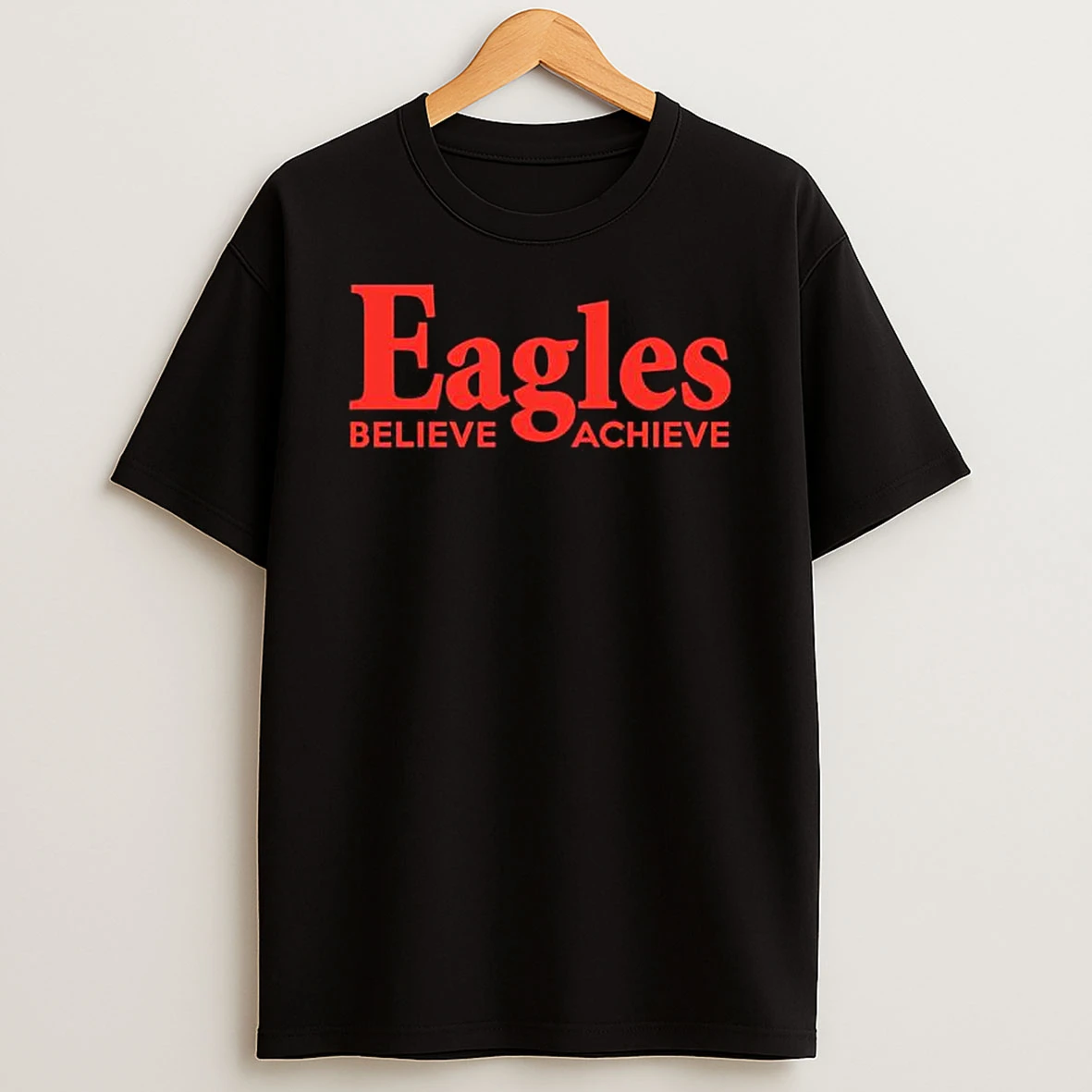 Eagles Believe Achieve Logo Graphic Shirts