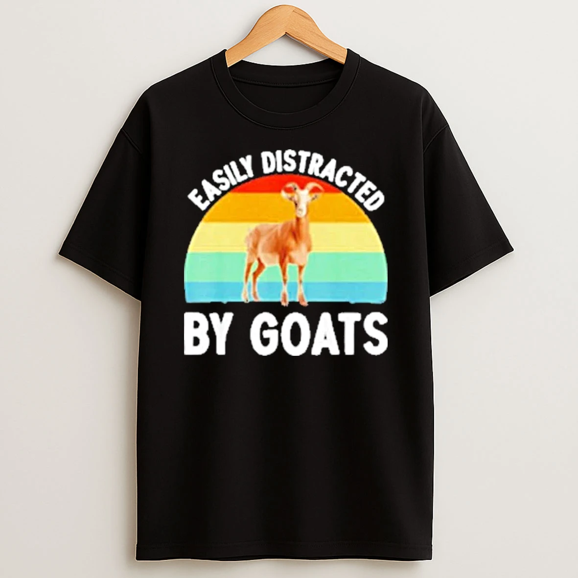 Easily Distracted By Goats Vintage Shirts