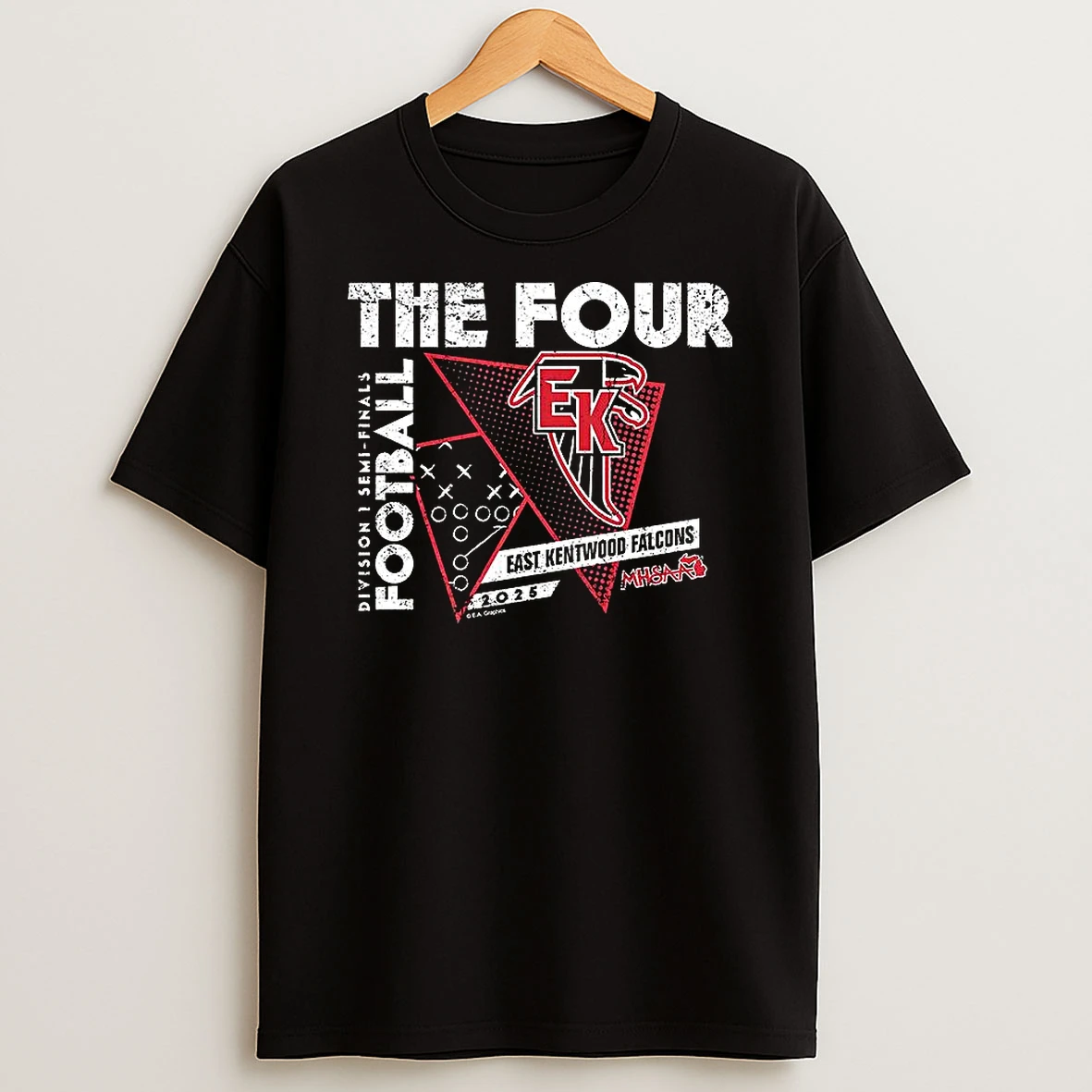East Kentwood Falcons 2025 Mhsaa Football Division 1 The Four Shirts
