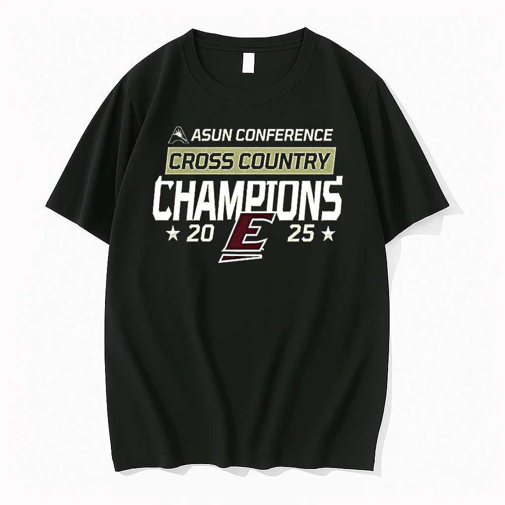 Eastern Kentucky Asun Conference 2025 Mens Cross Country Champions Shirts