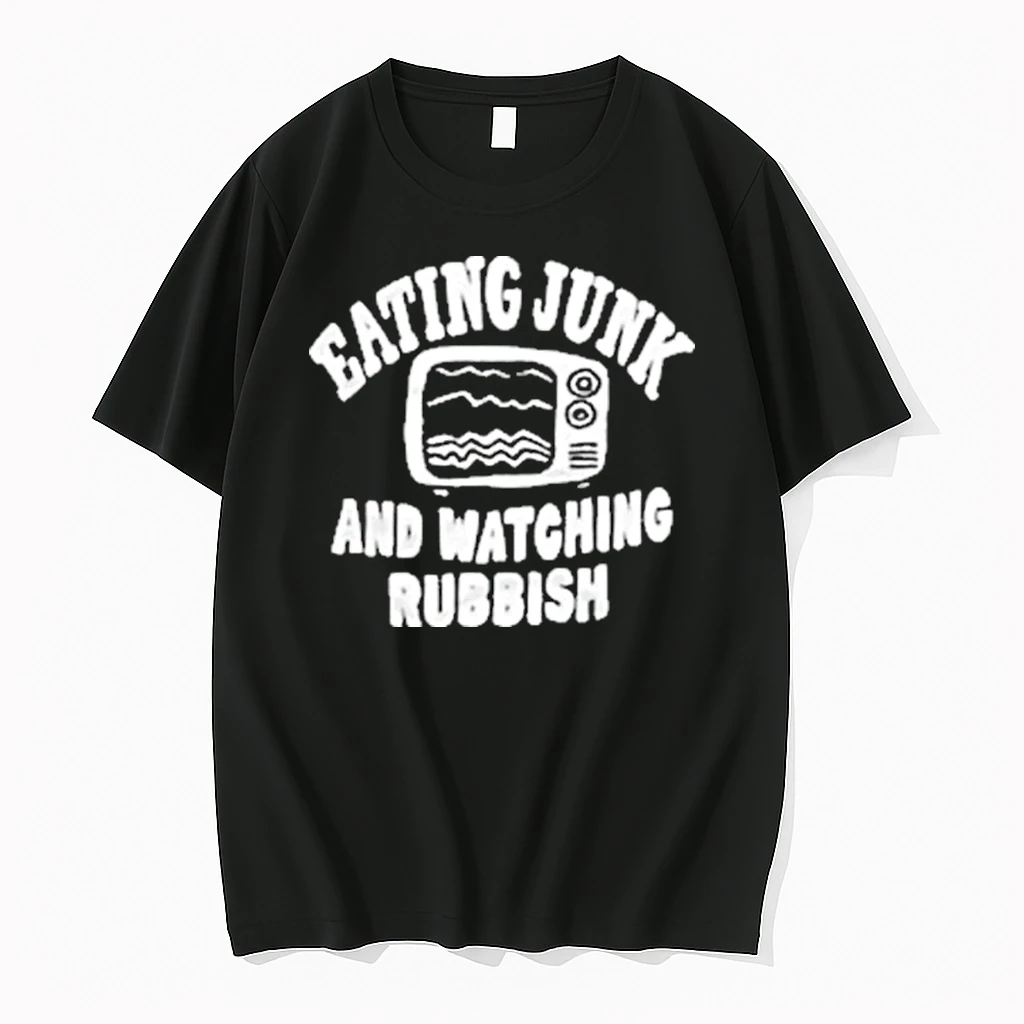 Eating Junk And Watching Rubbish Classic Tv Shirts