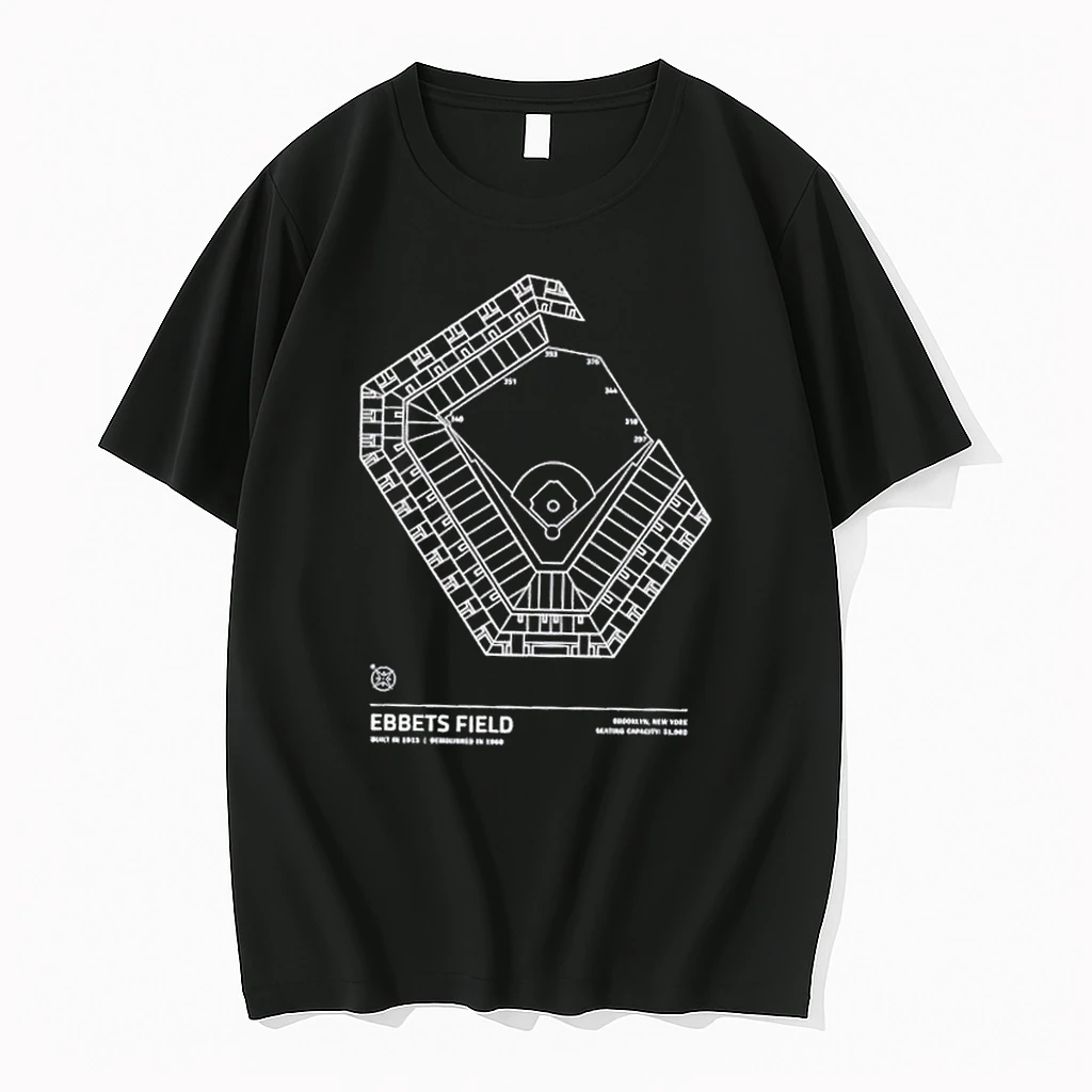 Ebbets Field Stadium Collection Brooklyn New York Seating Capacity 31902 Shirts