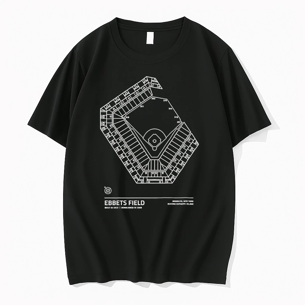 Ebbets Field Stadium Demolished In 1960 Brooklyn New York Shirts