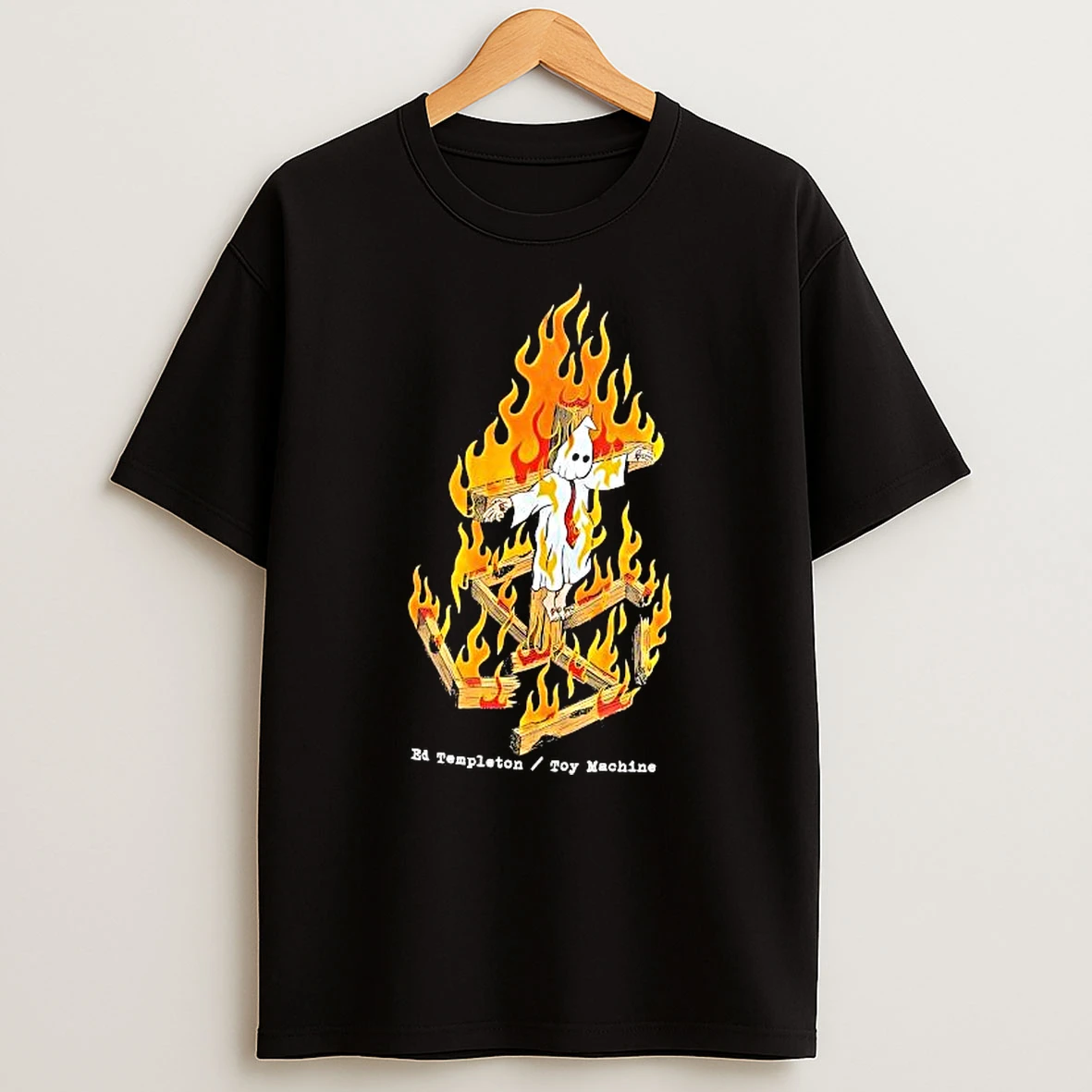 Ed Templeton Toy Machine Charred Cross Shirts
