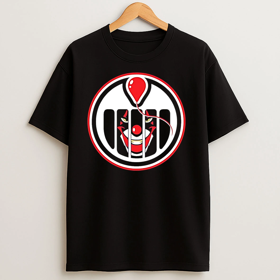 Edmonton Oilers X It Joker Halloween Logo T Shirts