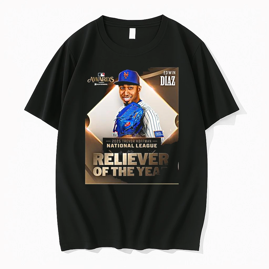 Edwin Diaz 2025 Nl Reliever Of The Year Shirts