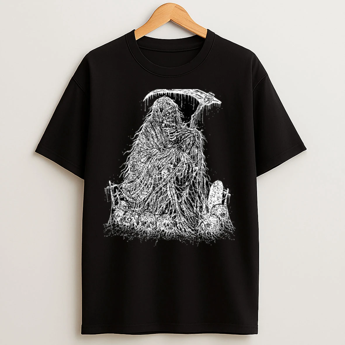 Electric Witch Doomed Circle Black T Shirts