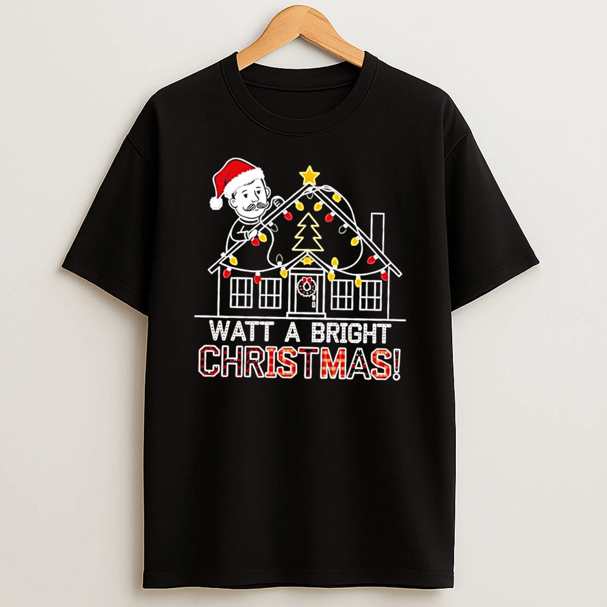 Electrician Watt A Bright Christmas House Lights Shirts
