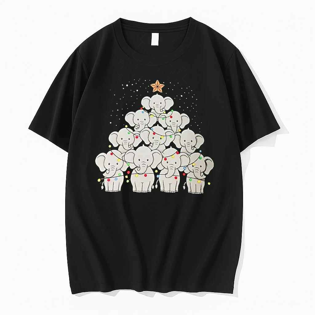 Elephant Christmas Tree Shirts