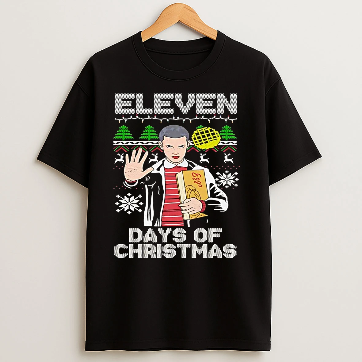 Eleven Days Of Christmas Stranger Things T Shirts