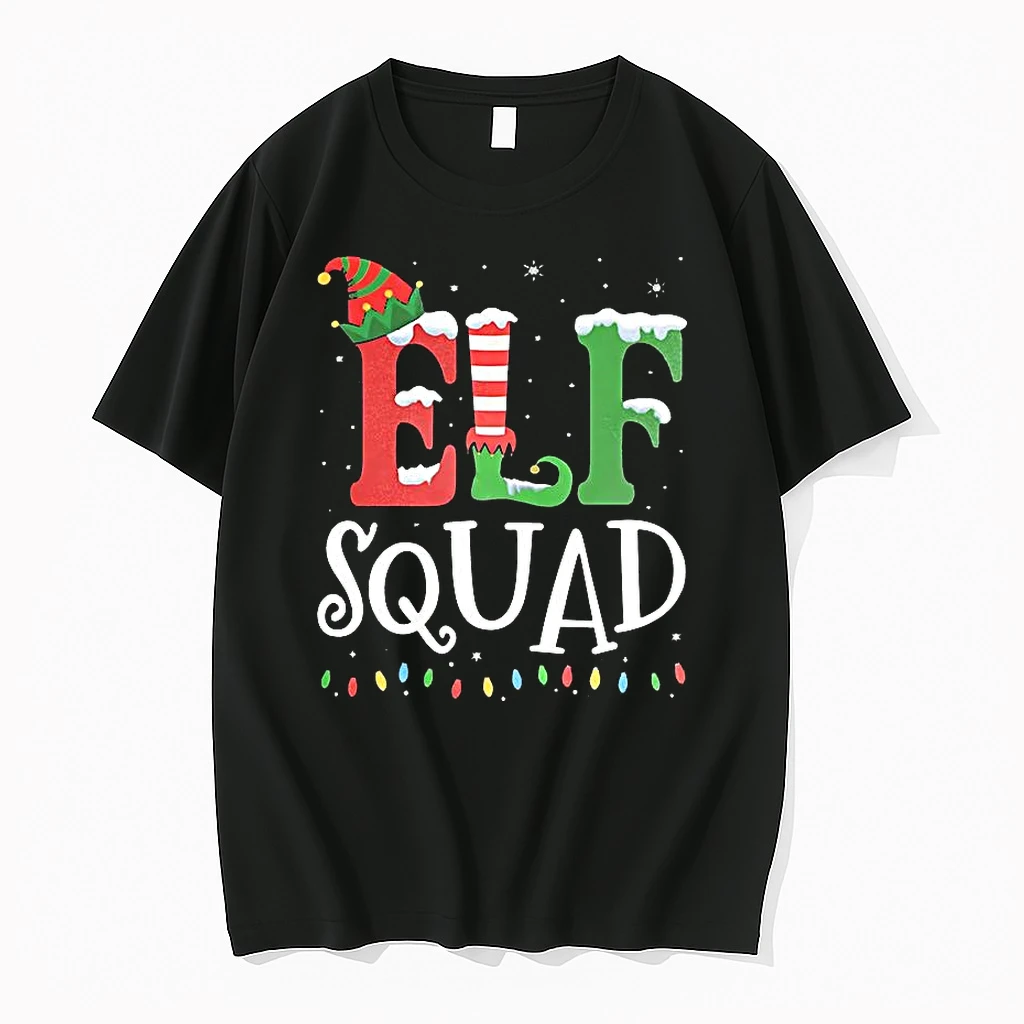 Elf Squad String Lights Christmas Shirts