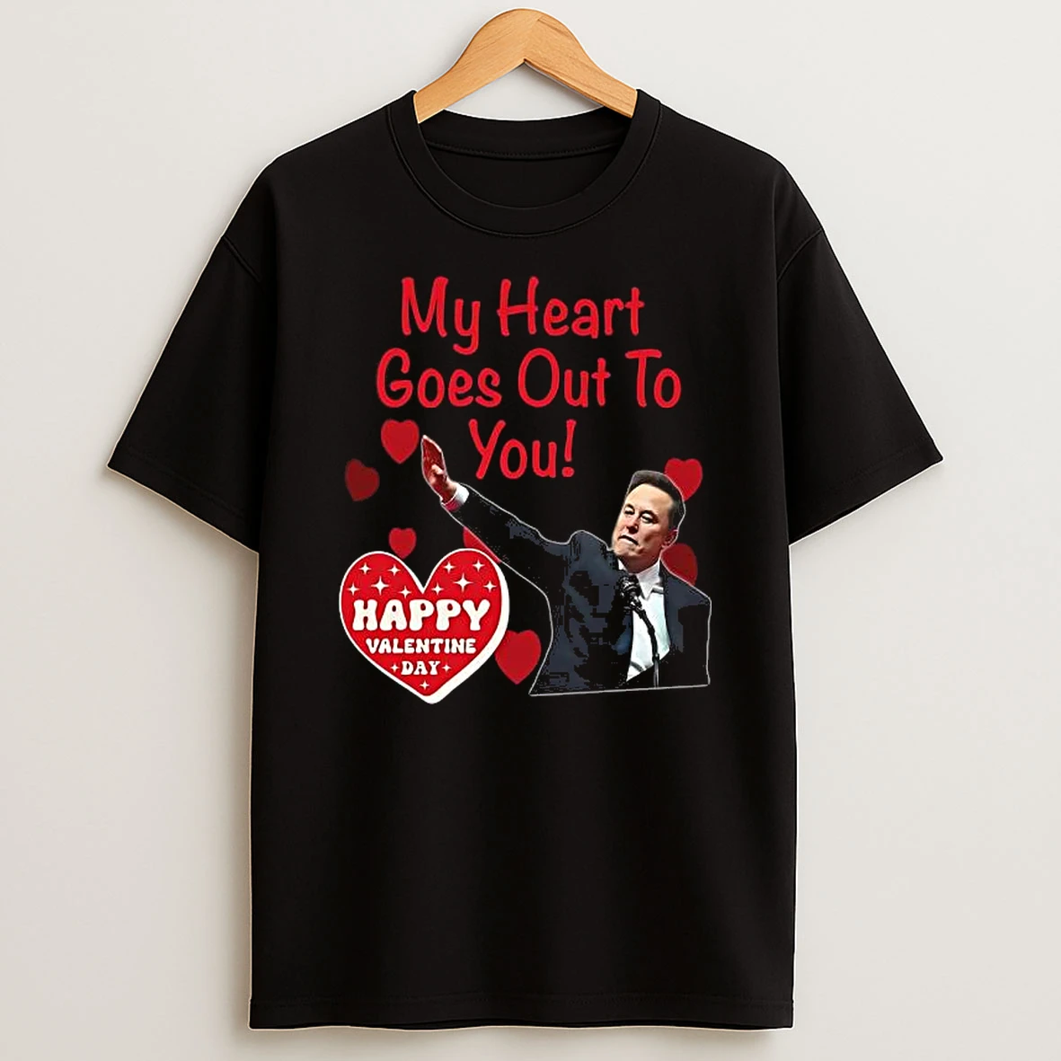 Elon Musk My Heart Goes Out To You Happy Valentine Day Shirts